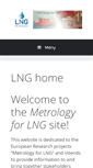 Mobile Screenshot of lngmetrology.info
